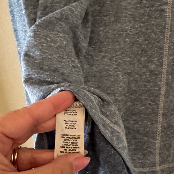 Soft Surroundings Blue Cowl Neck Top - Picture 6 of 7